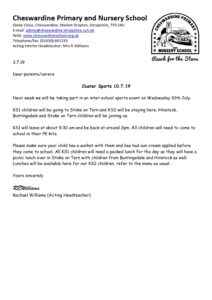 Cluster Sports Wednesday 10th July